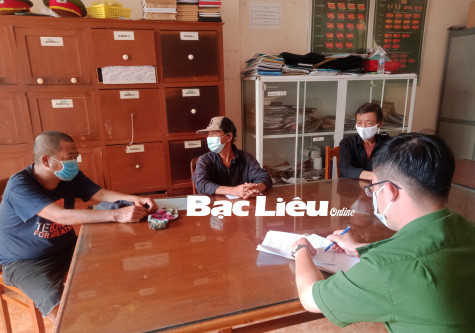 TP. Bạc Liêu:​ Phạt 60 triệu đồng đối với 3 người tụ tập ăn nhậu