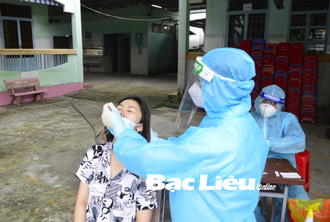 TP. Bạc Liêu: Thêm 1 F1 trở thành F0
