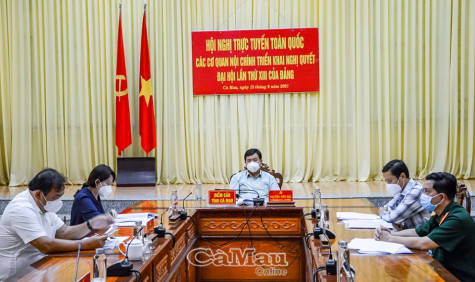 Hội nghị trực tuyến toàn quốc các cơ quan nội chính