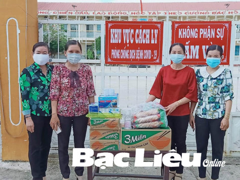 Phụ nữ huyện Hồng Dân: Hậu phương vững chắc trong phòng, chống dịch COVID-19