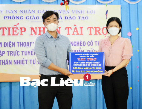 Ngành GD-ĐT huyện Vĩnh Lợi: Nhịp cầu kết nối yêu thương cho học sinh khó khăn