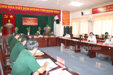 Hội thảo xác minh tư liệu lịch sử Bộ đội Biên phòng tỉnh Bạc Liêu