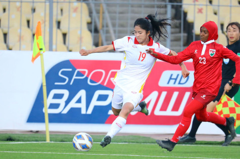 Đội tuyển nữ Việt Nam thắng Maldives 16-0 trong ngày ra quân