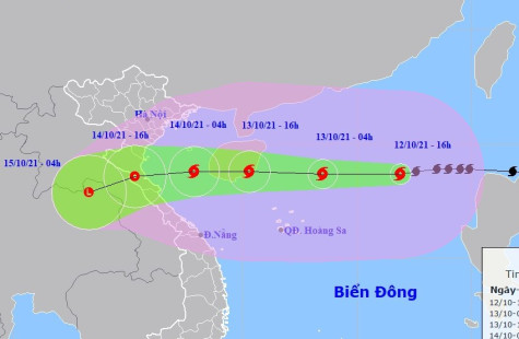 Bão số 8 có khả năng mạnh thêm, vùng biển Bạc Liêu có gió Tây Nam cấp 6