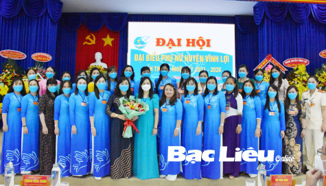 Đại hội đại biểu Phụ nữ huyện Hòa Bình và huyện Vĩnh Lợi lần thứ XI, nhiệm kỳ 2021 - 2026