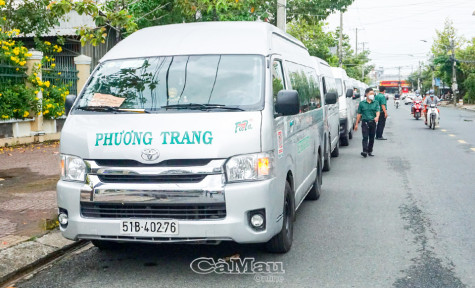 Xe khách Phương Trang hỗ trợ trang thiết bị phục vụ công tác phòng, chống dịch