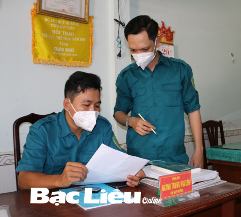 Chỉ huy trưởng Ban CHQS Phường 3 - Huỳnh Trung Nguyên:​ Nhiệt huyết, trách nhiệm trong công tác phòng, chống dịch