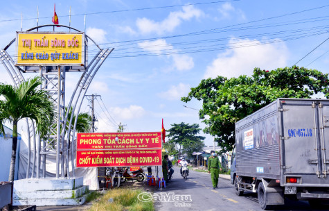 Sông Đốc cấp tập phòng, chống dịch Covid-19