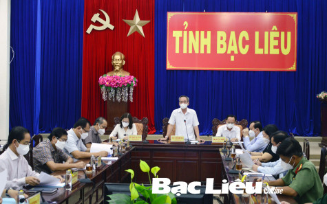 Bí thư Tỉnh ủy - Lữ Văn Hùng: Phải quyết liệt hơn nữa trong phòng, chống dịch bệnh