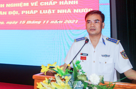 Vùng Cảnh sát biển 4: Xây dựng nề nếp chính quy, quản lý kỷ luật