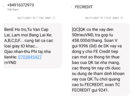 Phiền phức từ những cuộc gọi, tin nhắn quảng cáo “rác”