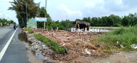 TX. Giá Rai: Di dời vựa cừ tràm vi phạm hành lang an toàn giao thông trên Quốc lộ 1A