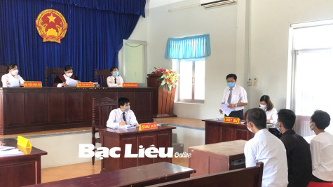 Công tác phối hợp thực hiện trợ giúp pháp lý trong hoạt động tố tụng tại TAND TP. Bạc Liêu
