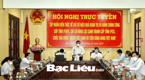 Ủy ban MTTQ Việt Nam tỉnh: Tập huấn kiến thức về nâng cao chỉ số PAPI, PCI cấp tỉnh