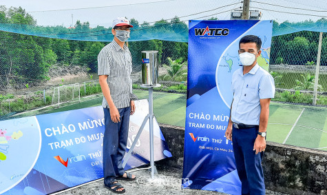 Đất Mũi có trạm đo mưa tự động
