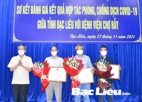 Sơ kết kết quả hợp tác phòng, chống dịch COVID-19 giữa tỉnh Bạc Liêu với Bệnh viện Chợ Rẫy