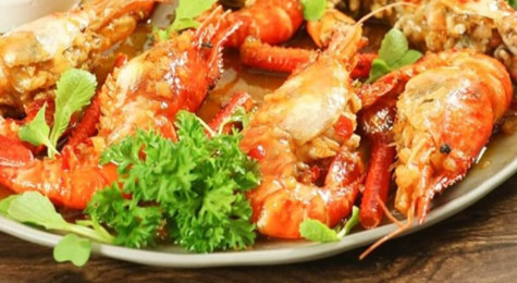 Tôm càng xanh rang me chua ngọt