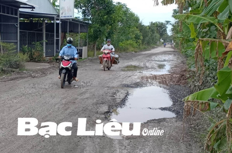 Đề nghị hai công ty điện gió khẩn trương sửa chữa đường Giồng Nhãn - Gò Cát