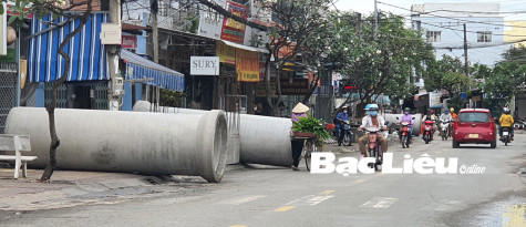 Cần đảm bảo an toàn giao thông ở các công trình ngoài trời