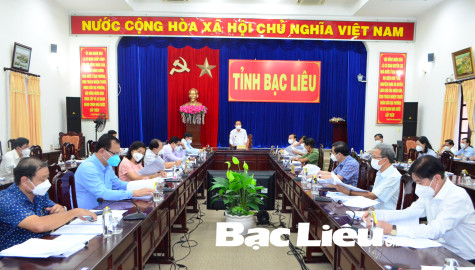 Họp thành viên UBND tỉnh góp ý vào dự thảo các văn bản