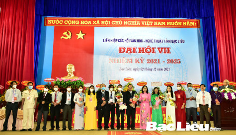 Đại hội Liên hiệp các Hội VH-NT Bạc Liêu nhiệm kỳ 2021 - 2025 thành công tốt đẹp