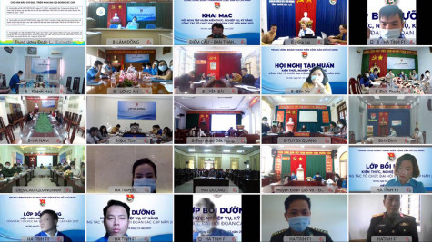 Hơn 1.800 cán bộ Đoàn được bồi dưỡng kiến thức, kỹ năng, nghiệp vụ công tác tổ chức đại hội Đoàn