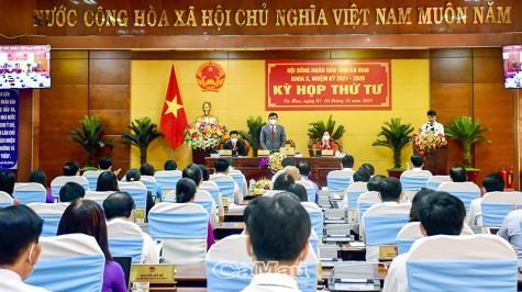 Khai mạc Kỳ họp thứ Tư, HĐND tỉnh Cà Mau khoá X