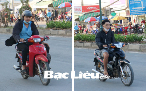 Người tham gia giao thông lơ là phòng, chống dịch COVID-19