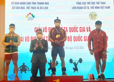 Giải vô địch cử tạ quốc gia và vô địch CLB quốc gia năm 2021: Bạc Liêu đoạt 8 HCV, 3 HCB và phá 3 kỷ lục quốc gia