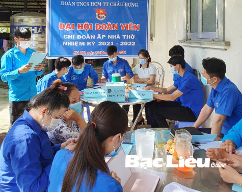 Đại hội đoàn viên chi đoàn khóm, ấp: Chú trọng lựa chọn thủ lĩnh Đoàn