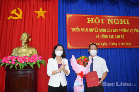 Triển khai Quyết định của Ban Thường vụ Tỉnh ủy về công tác cán bộ