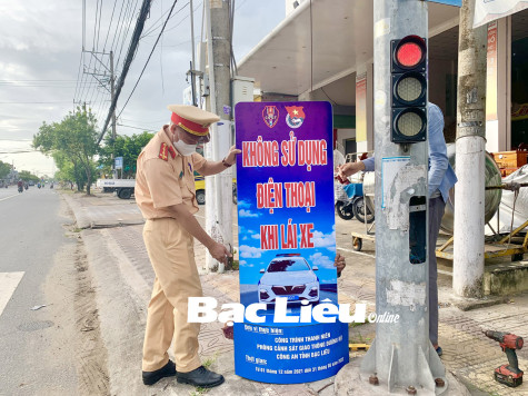 Chi đoàn Phòng Cảnh sát giao thông đường bộ: Lan tỏa thông điệp “Một ý thức - Triệu niềm vui”
