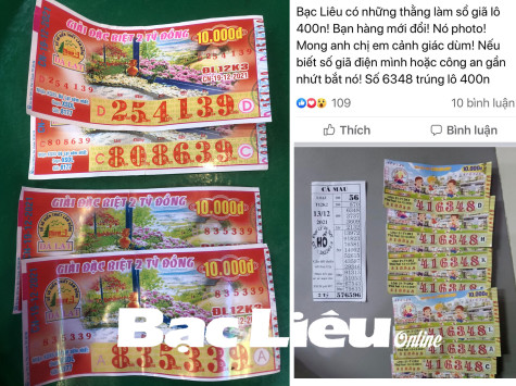 Cẩn thận với chiêu lừa đổi vé số giả