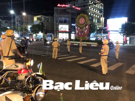 TP. Bạc Liêu: Xử lý nghiêm người tham gia giao thông vi phạm nồng độ cồn