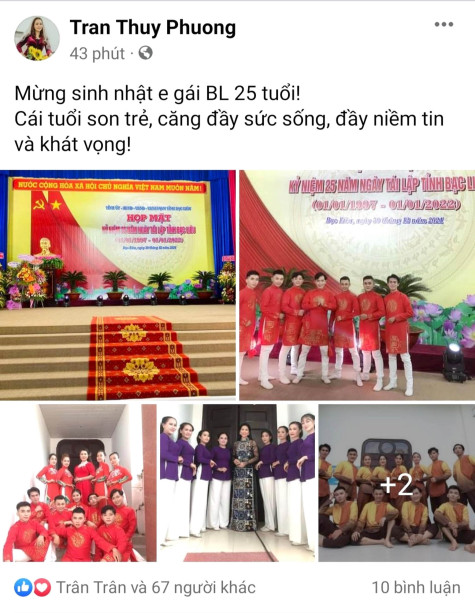 Mừng Bạc Liêu tuổi 25