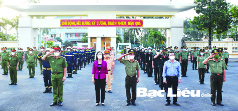 Công an Bạc Liêu: Luôn xứng đáng với lòng tin yêu của Đảng bộ và Nhân dân tỉnh nhà