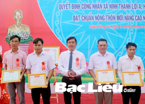 Ninh Thạnh Lợi A về đích xã nông thôn mới kiểu mẫu