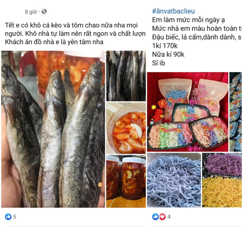 Tết đến, nở rộ kinh doanh thực phẩm “nhà làm”