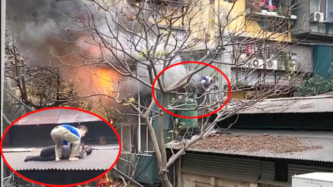 “Người hùng” lao vào căn nhà cháy dữ dội cứu bé gái 14 tuổi