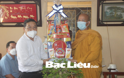 Ban Dân tộc và Tôn giáo tỉnh chúc Tết tổ chức, cơ sở tôn giáo