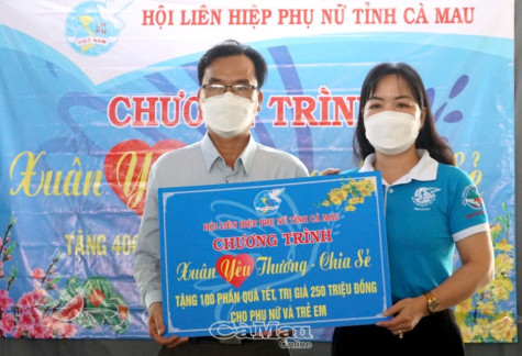 “Xuân yêu thương - chia sẻ” cho phụ nữ và trẻ em