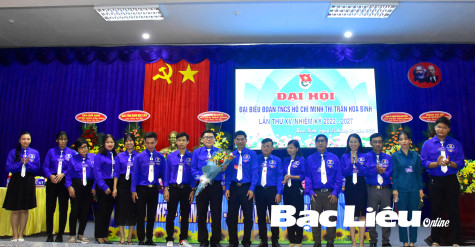 Đại hội điểm cấp cơ sở Đoàn TNCS Hồ Chí Minh thị trấn Hòa Bình nhiệm kỳ 2022 - 2027