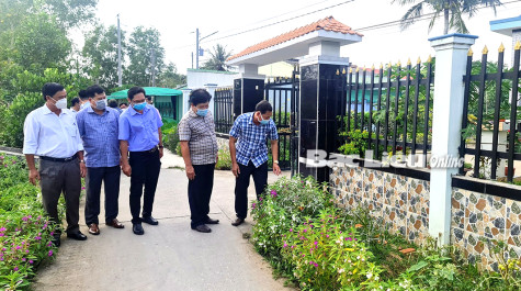 Thẩm định bộ tiêu chí xây dựng NTM nâng cao xã Vĩnh Mỹ A, Vĩnh Mỹ B (huyện Hòa Bình)