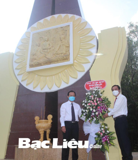 Lãnh đạo huyện Đông Hải: Viếng di tích quốc gia Nơi thành lập Chi bộ Đảng đầu tiên của tỉnh