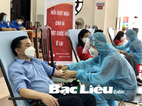 Vận động hiến 10.500 đơn vị máu trong năm 2022