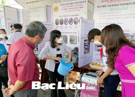 80 dự án tham gia Cuộc thi Khoa học - kỹ thuật học sinh trung học cấp tỉnh