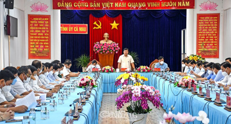 Ban Thường vụ Tỉnh uỷ  thống nhất cao kết quả kiểm điểm năm 2021