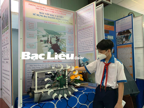 Phòng GD-ĐT TX. Giá Rai: Đoạt giải Nhất toàn đoàn cuộc thi Khoa học - Kỹ thuật cấp tỉnh dành cho học sinh trung học