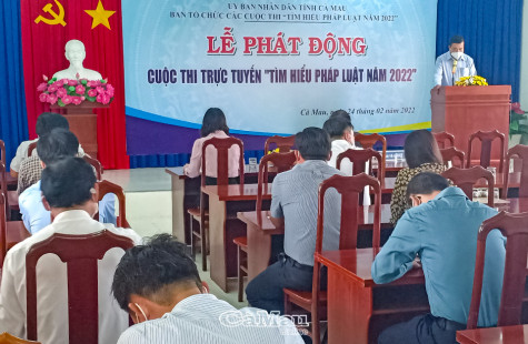 Phát động cuộc thi Tìm hiểu pháp luật năm 2022