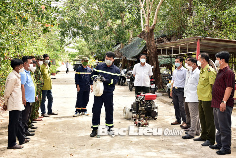 Tập huấn nghiệp vụ phòng cháy, chữa cháy rừng đặc dụng Vườn chim Bạc Liêu